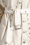 Blazer Denim Coat with Belt
